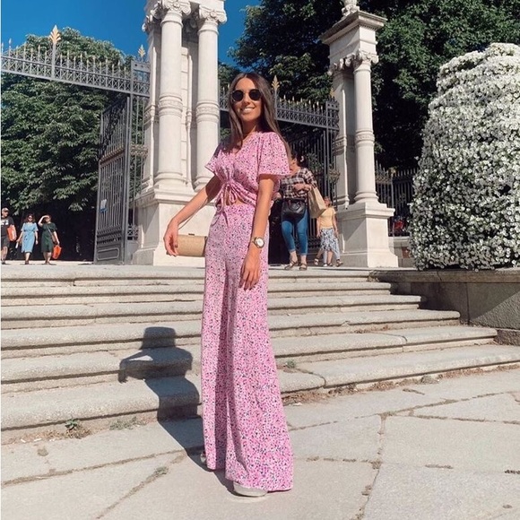 Zara Pants - Zara flared floral pants